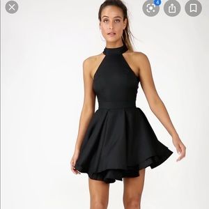 Black Skater skirt style dress